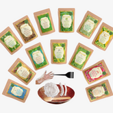 Hennahub Amla, Reetha, Shikakai, Bhringraj Hibiscus, Methi, Henna, Indigo, Neem, Brahmi, Curry Leaves, Jatamansi, Aloevera Powder with IRON BOWL (Combo pack of 13) | Double Filtered 1300g